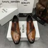 Berluti Business Skórzane buty Oxford Calfskina Ręcznie robione najwyższej jakości wenezia splicowane ręcznie robione kolory Formalwq