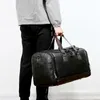 Men Quality Leather Travel Bags Carry on Luggage Bag Men Duffel Bags Handbag Casual Traveling Tote Large Weekend Bag XA631ZC 240109