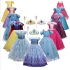 Flickor Encanto Cosplay Princess Costume for Kids 4-10 år Halloween Carnival Party Fancy Dress Up Children Disguise Clothing 240109