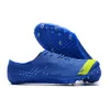 Buty piłki nożnej Fineseese Football Boots Training Cleats Futebol Hurtowe Chuteiras Blue Yellow