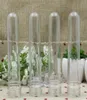 100pcslot 40ml Transparent Mask Bath Salt Test PET Tube 40cc Clear Plastic Bottle Cosmetic Tube With Aluminum Cap3021431