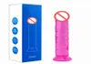 Erótico macio geléia vibrador anal butt plug pênis realista forte ventosa pau brinquedo para adulto gspot orgasmo brinquedos sexuais para mulher j1738899664