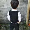 Clothing Sets Fashion Boys Gentleman Suit Regular Boy Suits Formal Blazers 2 Piece (vest Pants) Costume For Weddings