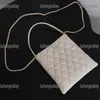 Luxury Crossbody Designer Bag Women Mini Tote Bag Matelasse Chain Leather Handväska Söt axelväska Trendmynt Purse Mångsidig resväska Key Pouch Fanny Pack 19cm