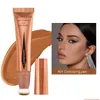 Bronzers Markeerstiften Gemakkelijke Gezichtscontour Make-up Crème Beauty Wand Markeerstift B En Lichtgewicht Langdurig Mengbaar Super Zijdeachtige Crem Otfsd