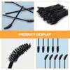 Makeup Brushes 50 Pcs Large Curved Eyelash Tools Fittings Portable Lengthening Mascara Plastic Girl Brow False