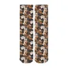 Femmes chaussettes Vintage cheval Art Animal gothique bas hommes chaud doux en plein air hiver imprimé antidérapant