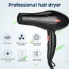 Ckeyin 2200W Secador de Cabelo Elétrico Profissional Grande Potência Abaixo Secador de Vento Frio Secador de Cabelo 3 Configurações de Calor 2 Velocidades 2 Bicos 240110