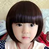 Accessoires de cheveux pour enfants Baby Wigs Boy Headress Little Girl Headgear Child Hood Brown Head Cover Reborn Doll Toupee 240109