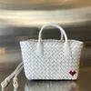 10A Replikacja na najwyższym poziomie BV's Intreccio Cabat Tote Bag Mini 20cm Designerka Jambskin Splove Women torebki torby na zakupy Torby na ramię Bezpłatna wysyłka