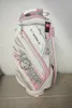 ゴルフバッグホンマピンクカートバッグPU防水軽量で便利なユニセックスゴルフカートバッグ