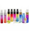 Gradient de couleur 10 ml bouteilles en verre pulvérisateur de pompe à brume fine conçue pour les huiles essentielles Perfumes PODUCTS PODUCTES AROMATHERAPY BOTTE8920821