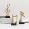 Set Of Three-Note Figurine Decorative Art Statuette Musical Note Handicraft Living Room Wine Cabinet Desk Ornaments Home Decor 240109