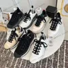 designer sneaker channellies shoes reflective casual shoes Genuine Leather sneakers party velvet calfskin mixed fiber top quality shoe