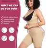 Taille Tummy Shaper Volledige bodysuit Shapewear voor vrouwen Tummy Control en Butt Lifter Afslankschede Push Up Dij Slimmer Buik Body Shaper Corset Q240110