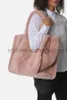 Omuz çantaları moda sahte kürk büyük tote çanta tasarımcısı Teddy kadın çanta yumuşak kabarık peluş bayan el çantaları gündelik büyük alışveriş pursessylishhandbagsstore