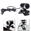 Web Kameraları Webcam 12.0m Piksel CMOS USB Web Kamerası Mikrofonlu Dijital Video Kamera 360 Derece Rotasyon Klipsli PC Laptopl240105