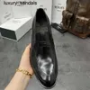 Berluti Business chaussures en cuir Oxford veau fait à la main de qualité supérieure BERLUTI poignée bleue formelle Lefu Laser tatouage Goodyear véritable outsolewq