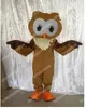 2024 Halloween Brown Owl Mascot Costumes Halloween Tecknad karaktärutrustning Suit Xmas Outdoor Party Festival Dress Promotional Advertising Clothings