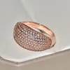 Bagues en or véritable 18 carats pour femmes, Bijoux de luxe complets en diamant, fête d'anniversaire de mariage, cadeau pour petite amie et femme, 240109