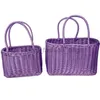 Totes S/L Size Basket Hand Made Wicker Bags Portable Rattan Shopping Bag Woven PicnicBasket Beach Big Storagecatlin_fashion_bags