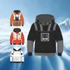 Pullover Kids War of Star Black Knight Vader Vader con cappuccio Luke Fancy Clothes White Storm Trooper 3D Stampa Film Ruolo Set 2210104171421