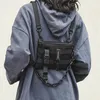 Sac de poitrine tactique fonctionnel pour unisexe mode Bullet Hip Hop gilet Streetwear sac taille Pack femme noir sauvage poitrine Rig sac 240109