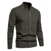 Automne et hiver nouveau Cardigan hommes mode pull de haute qualité affaires pull tricots hommes