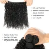 Raw Indian Kinky Curly 3 4 Bundelaanbiedingen 100 Remy Human Hair Bundels 95G 832 Inch Natuurlijke Jerry Curl 240110