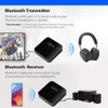 Connecteurs Bluetooth 5.0 Émetteur-récepteur audio Adaptateur de mise en marche automatique pour téléviseur/voiture Spdif/écran d'affichage 3,5 mm Aptx Hd, Aptx Ll, faible latence