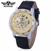 Winner Manual Hollow Mechanical Watch Foreign Trade Cross-Border Mens Watch One Piece Drop Wristwatches2183