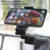 Cell Phone Mounts Holders Airplane Phone Holder Clip Portable Travel Stand Desk Foldable Rotating Selfie Holding Train Seat Mobile Phone Bracket Support YQ240110