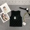 2024SSS MM Designer Tanktops Sommer Frauenweste fashion ärmellose T-Shirt Heiße Diamant Stickerei Camisole Casom Cut Cute Wearable Tank Top