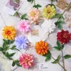 Single Dutch Dahlia Simulation Flower Wedding Hall Home Display Fake Flowers Wholesale Flower Arrangement Shooting Props Ty