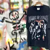 Mężczyźni Vintage T-shirt Designer High Street Fashion High Street Cotton z krótkim rękawem Jumper luźny i oddychający najlepszy nadruk dla mężczyzn i kobiet