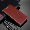 حالات الهاتف الخليوي حامل بطاقة CARD CARD FOR HUAWEI Honor X6 6.5 PU Leather Flip Cover Retro Wallet Phone Case Honor X6 Business Fundas Coquel240110