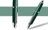 Перьевые ручки Green MAJOHN A1 Press Fountain Pen с выдвижным тонким наконечником, 04 мм, металлическая чернильная ручка с конвертером для письма, подарочные ручки 2201223229
