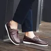 Genuine Suede Leather Casual 832 Mens Docksides Classic Boat Loafers Unisex Handmade Shoes High Quality Plus Size 45 240109 514