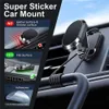 Suporte de montagem de telefone celular Suporte de metal para carro Suporte de telefone móvel dobrável ímã suporte de telefone celular no carro suporte GPS para montagem rotativa 360 YQ240110