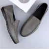 Mocas 62 Moccasins Couro masculino Genuíno Men Men casual Made Made Slip em sapatos de barco masculino Zapatillas Hombre 240109 596