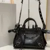 balencigaa neo highestquality motorfiets cc cagole nieuwe dames tassen schoudertassen luxe ontwerpers echte lederen crossbody koppeling portemonnee portemonnee coole klassieke stad h