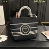 Bolsa de lona luxuosa feminina, sacola grande com estampa branca, bolsa de compras clássica, tendência, embreagem noturna, designer de viagem ao ar livre, bolsa de ombro, mala pochette sacoche