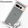 Obudowy telefonu komórkowego Luksusowe przezroczyste obudowę telefoniczne dla Google Pixel 7 Pro TPU Bumper Back Cover Pixel 7 6 Pro 6a Clear Cienkie Cordeprint Casel240110