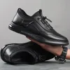 Gai casual andningsbara sneakers läder utomhus brittisk stil män designer båtskor män zapatos hombre 240109
