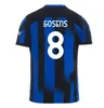 23 24 Maglia Inters MiLANS Soccer Jerseys LUKAKU Kid Kit Final Maillot de Foot DZEKO LAUTARO 2024 IM Maglie Football Shirt hommes Kid Equpment Training FRATTESI BROZOVIC