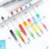 100st Candy Beaded Ballpoint Pen Pennor Present för att skriva Beadable Penns BEADABLE PEN DIY Present för Studentkontor Leveranser 240109