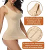 Bel karın şekillendiricisi kadın sihirli vücut şekillendirici sütyen shapewear tank üst zayıflama iç çamaşırı kabuklası sıkıştırma gömlek korse karın kontrol bel şekillendirici q240110