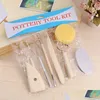 Other Garden Tools 60Sets Arrive Clay Set Y Scpture Handmade Diy 8Pcs/Set Drop Delivery Home Dh3Lv