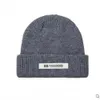 Wholesale Beanie/Skull Caps Winter Warm Knitted Hat Letters ESSENTIALS Printed High Street Hip-Hop Street Hats Wool Pullover Caps Boys Students Accessories g3