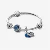 2024designer Pandorabracelet Lune Double Serpent Os Brillant Étoile Rivière Femmes Simple Famille Bleu Dream Catcher Bracelet Cadeau À La Mode Pour Petite Amie